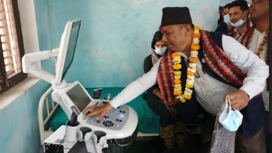 शुक्लाफाँटामा इसिजी र भिडियो एक्सरे सेवा सुरु