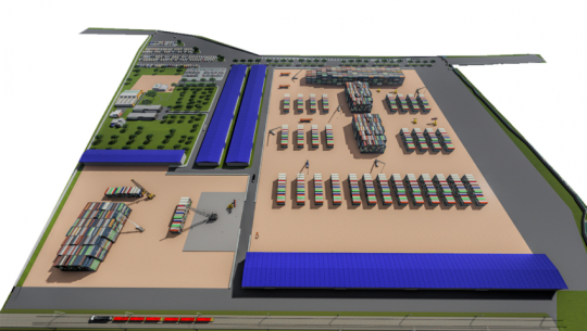 Dodhara-Chandani dry port construction: primary work begins