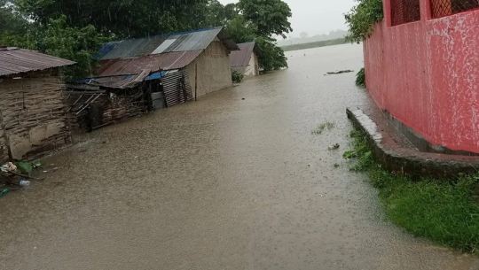 कञ्चनपुरमा ३ सय बढी घर डुबे, जनजीवन अस्तव्यस्त