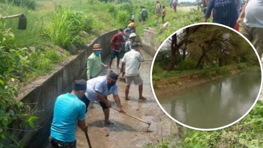 रानी–जमराको मुल नहरबाट १२ वर्षपछि किसानको खेतखेतमा पानी