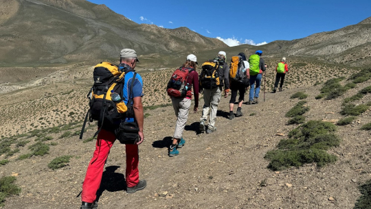 मुस्ताङमा साउनयता ३ लाख ९७ हजार पर्यटक भित्रिए