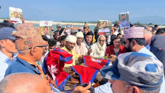 Bipin Joshi laid to rest at Mahakali aryaghat with national honors