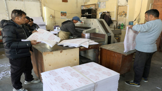 हालसम्म ८९ लाख १७ हजार मतपत्र छपाई सम्पन्न