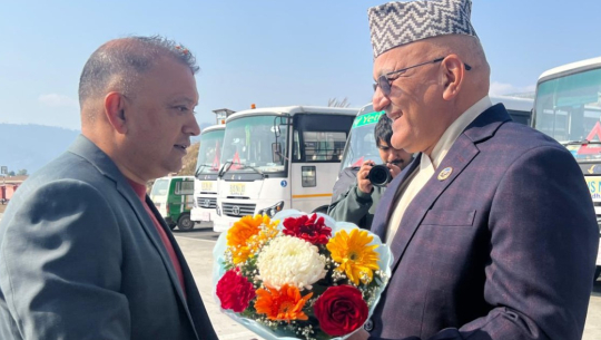 काँग्रेस सभापति थापा पोखरामा