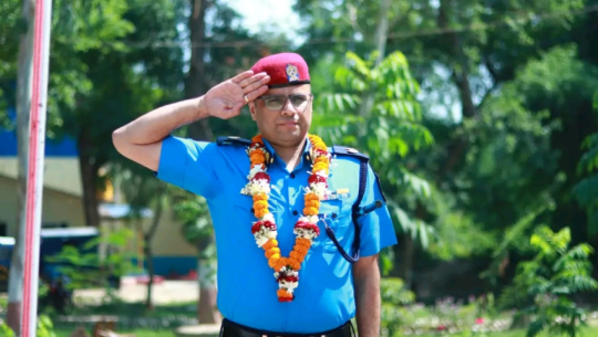 DIG Sanuram Bhattarai takes charge as Sudurpaschim province police chief