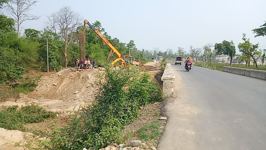 मोहनापुल–अत्तरिया ६ लेन सडकमा पर्ने सुनीखोला पुलको निर्माण कार्य सुरु