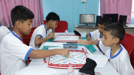 ‘धनगढी खुला स्क्र्याबल प्रतियोगिता २०२४’ को पहिलो दिन १० खेल खेलाइँदै