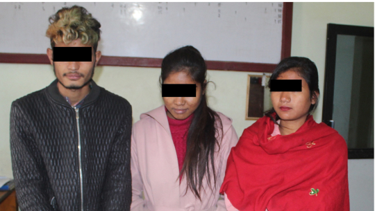 धनगढीबाट ब्राउन सुगर सहित दुई युवती र एक युवक पक्राउ