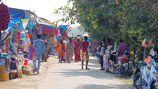 दसैँको किनमेल भारतीय बजारमा