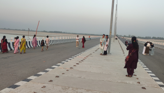 महाकाली चार लेन पुलसँगै बनेको सडक ‘भाइरल रोड’ले परिचित