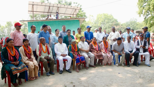 सहिदका सपना पूरा गर्ने अध्यक्ष दाहालको प्रतिबद्धता