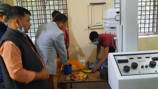 डोटीको पूर्वीचौकी गाउँपालिकामा भिडियो एक्स–रे सेवा सुरु