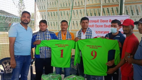 बिरेन्द्र शाही स्मृति क्रिकेट प्रतियोगिताः केडीसीसी धनगढीको लगातार दोस्रो जित