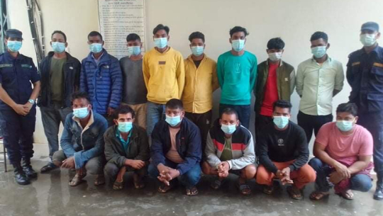 14 gamblers arrested in Dhangadhi