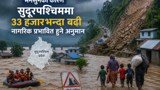 Over 33,000 citizens expected to be affected by monsoon in Sudurpaschim