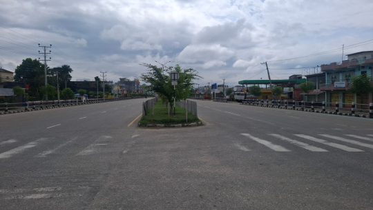 धनगढीका सडक सुनसान जस्तै