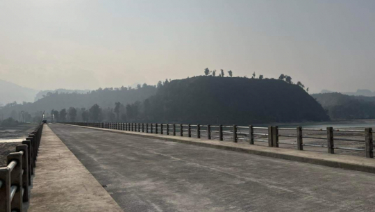 Construction of two bridges over the Karnali River reaches completion