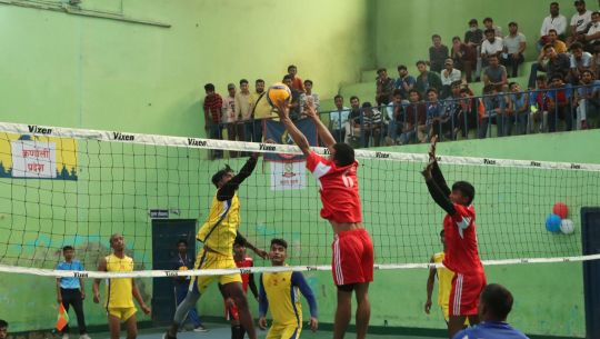 धनगढीमा राष्ट्रिय भलिबल प्रतियोगिता : गण्डकी, बागमती र पुलिसको सुखद सुरुवात