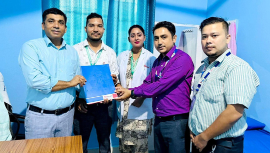 धनगढीको नवजीवन अस्पतालले मेघा बैंकका सेवाग्राहीलाई उपचारमा छुट दिने