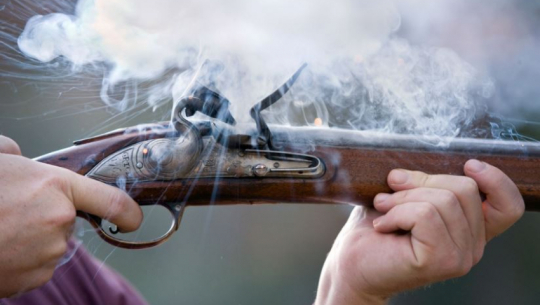 A man absconding after shooting his daughter