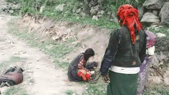 बाटोमै बच्चा जन्माएकी बाजुराकी विकलाई राहत 