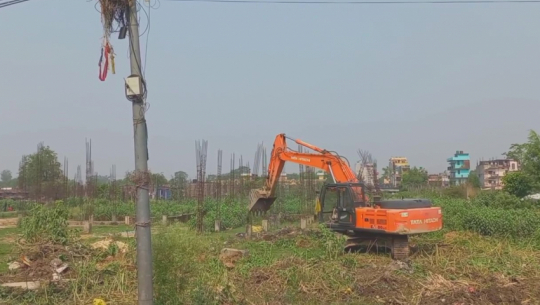 10 bigha of encroached land in Mahendranagar being cleared
