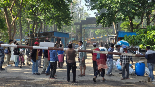 गौरीफन्टा नाका आज दिउँसो एक बजेसम्म बन्द रहने