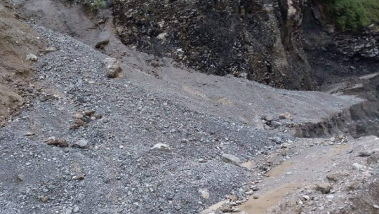 Bajhang's Jai Prithvi highway blocked