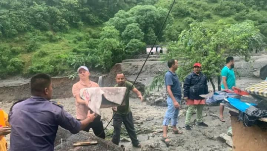 दार्चुलामा बाढीपहिरोः ५ जनाको मृत्यु, ४  बेपत्ता 