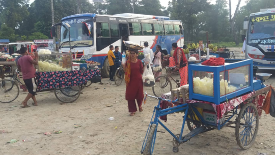 Attariya bus park is becoming displeasing