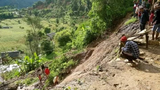 अछाममा पहिरोः ४ जनाको मृत्यु, १२ वेपत्ता