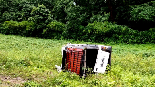 Microvan accident in Kailali, 4 injured