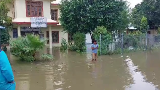 Dhangadhi electricity office flooded