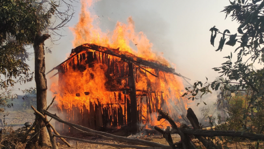 Residential Fires Ravage Homes in Kailali and Kanchanpur