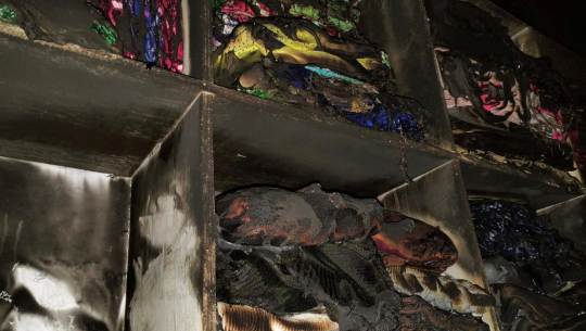 दार्चुलाको एक कपडा पसलमा आगलागी