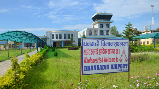 सम्झौताको ६ महिनासम्म पनि सुरु भएन धनगढी विमानस्थल पहुँचमार्गको काम