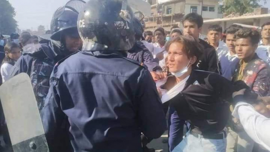 Students arrested for protesting in Dhangadhi