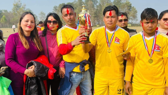 पेनाल्टी सुट आउट प्रतियोगितामा कमलामाई ट्रेडर्स विजयी