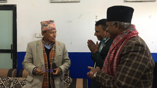 सुदूरपश्चिमका मुख्यमन्त्री रावलको भीम रावलसँग जम्काभेट