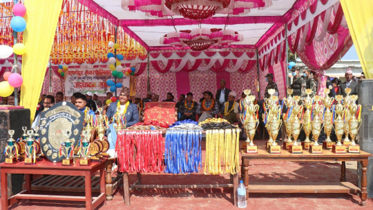कञ्चनपुरको कृष्णपुरमा नगर स्तरीय राष्ट्रपति रनिङ सिल्ड सुरु