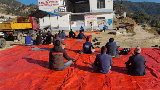 Yoga camp organized in K.I.Singh Rural Municipality