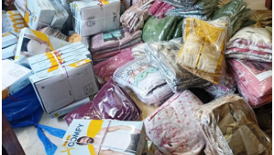 Unsolicited goods worth 2 lakhs seized in Kanchanpur