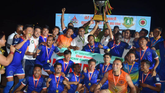 Three Star Club wins Khaptad Gold Cup