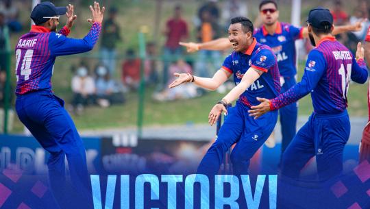 नेपाल ६८ रनले विजयी