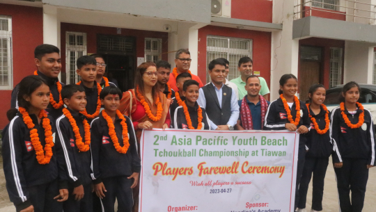 धनगढीको नन्दिनाज स्कुलका खेलाडी ताइवान जाँदै 