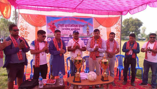 कार्तिक १५ बाट आठौँ लालझाडी कप फुटबल प्रतियोगिता हुने