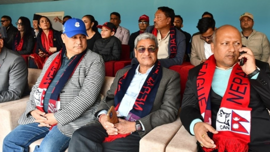 सुदूरपश्चिमका मुख्यमन्त्रीसहितका नेता त्रिवि मैदानमा