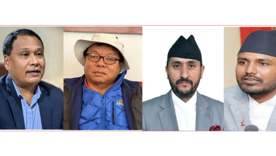 अन्तरिम सरकारका चार मन्त्री चुनावी मैदानमा