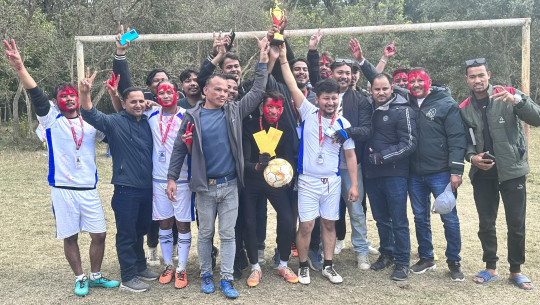 पेनाल्टी सुट आउट प्रतियोगितामा सिंह जनरल स्टोर विजयी