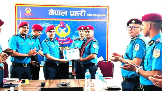 चन्द बने कैलालीमा महिनाको उत्कृष्ट प्रहरी